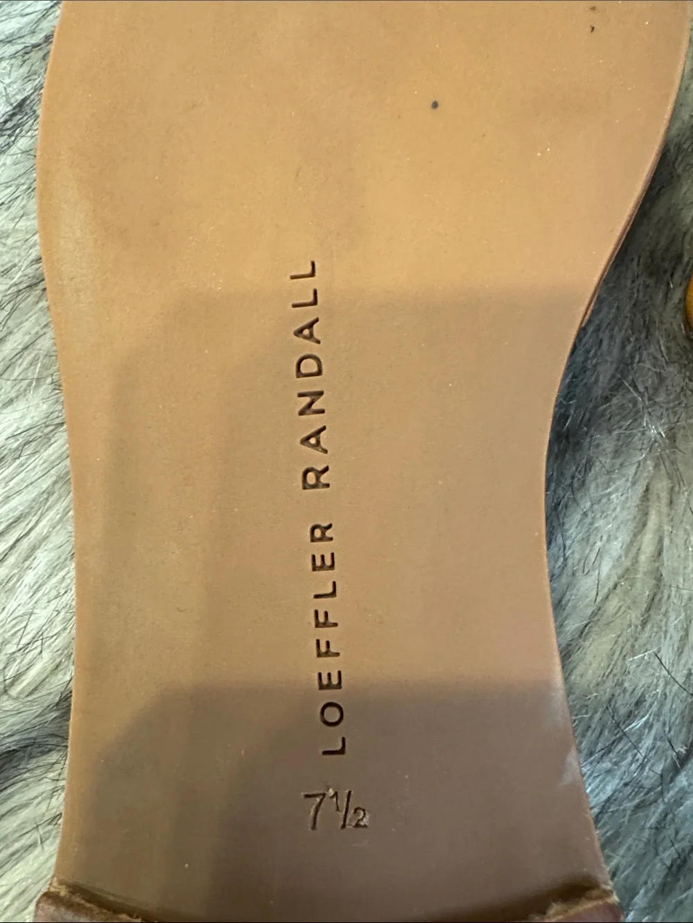Loeffler Randall cognac leather